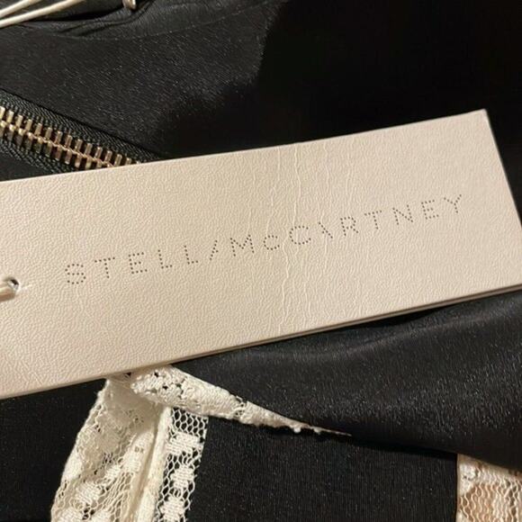 Stella McCartney dress with Lace panels black and white size 10 - Picture 8 of 12